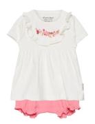 2-Piece Set Sets Sets With Short-sleeved T-shirt White Minymo