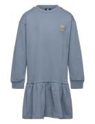 Hmlmalin Dress L/S Dresses & Skirts Dresses Casual Dresses Long-sleeved Casual Dresses Blue Hummel