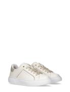 Low Cut Lace-Up Sneaker Low-top Sneakers Cream Tommy Hilfiger