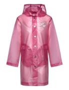 Juicy Frosted Longline Mac Outerwear Rainwear Jackets Pink Juicy Couture