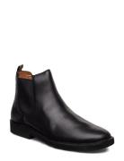 Talan Leather Chelsea Boot Støvlet Chelsea Boot Black Polo Ralph Lauren