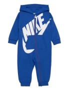 Baby French Terry All Day Play Coverall / Nkn All Day Play C Langærmet Body Blue Nike