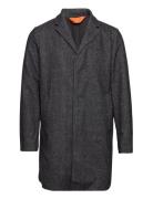 Slhhagen W Coat B Uldfrakke Frakke Grey Selected Homme