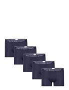 Classic Stretch Cotton Trunk 5-Pack Boxershorts Navy Polo Ralph Lauren Underwear