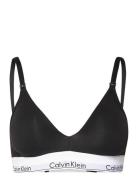 Lght Lined Triangle  Lingerie Bras & Tops Maternity Bras Black Calvin Klein