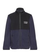 Jjflame Fleece Jnr Outerwear Fleece Outerwear Fleece Jackets Navy Jack & J S