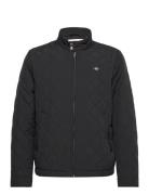 Quilted Windcheater Tynd Jakke Black GANT