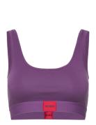 Bralette Red Label Lingerie Bras & Tops Soft Bras Tank Top Bras Purple HUGO