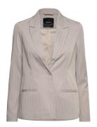 Vmwendy Ls Slim Blazer Boo Blazers Single Breasted Blazers Beige Vero Moda