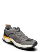 Lr-10 Lightweight Runner - Grey/Orange Ripstop Low-top Sneakers Grey Garment Project