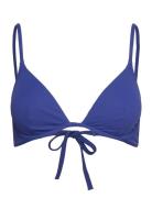 Swim Bra Line Wire Swimwear Bikinis Bikini Tops Triangle Bikinitops Blue Lindex