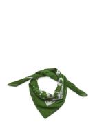 Astrilli Mini Unikko Accessories Scarves Lightweight Scarves Green Marimekko