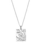 Ix Rustic Square Pendant Silver Accessories Jewellery Necklaces Chain Necklaces Silver IX Studios