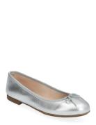 Biamadison Ballerina Metallic Leather Ballerinasko Ballerinaer Silver Bianco