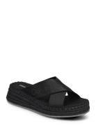 Sporty Wedge Rope Sandal Mr Sandal Med Hæl Black Calvin Klein