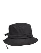 Metal Lettering Canvas Bucket Accessories Headwear Bucket Hats Black Calvin Klein