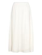 Wide Maxi Skirt Lang Nederdel Cream Gina Tricot