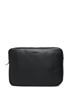 Leather Laptop Sleeve Computertaske Taske Black Les Deux