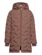 Jacket Quilted Outerwear Jackets & Coats Quilted Jackets Brown Minymo