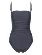 Bari Swimsuit Badedragt Badetøj Grey Missya