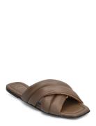 Cotti Khaki Brown Nappa Flade Sandaler Brown ATP Atelier