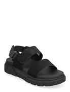 Greyfield Sandal Backstrap Sandal Black Suede Flade Sandaler Black Timberland