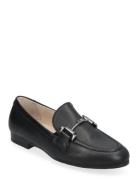 Loafer Loafers Flade Sko Black Gabor