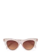 Acetate Frame Sunglasses Solbriller Pink Mango