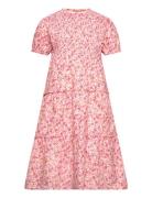 Dress Ss Aop W. Lining Dresses & Skirts Dresses Casual Dresses Short-sleeved Casual Dresses Pink Minymo