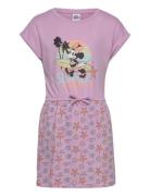 Dress Dresses & Skirts Dresses Casual Dresses Short-sleeved Casual Dresses Purple Minnie Mouse