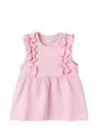 Nbffilise Ss Tunic Dresses & Skirts Dresses Casual Dresses Short-sleeved Casual Dresses Pink Name It