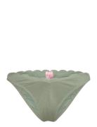 Scallop High Leg R Swimwear Bikinis Bikini Bottoms Bikini Briefs Green Hunkemöller