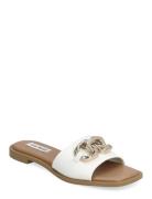 Gene Sandal Flade Sandaler White Steve Madden