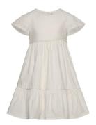Dress Dresses & Skirts Dresses Casual Dresses Short-sleeved Casual Dresses Cream United Colors Of Benetton