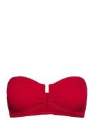 Blake Bandeau Baywatch Red Eco Swimwear Bikinis Bikini Tops Bandeau Bikinitops Red Bond-Eye