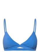 The Erato Top Swimwear Bikinis Bikini Tops Triangle Bikinitops Blue AYA Label