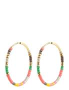 Alison Hoop Earrings Accessories Jewellery Earrings Hoops Multi/patterned Pilgrim