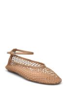 Ballerinas With Mesh Bracelet Ballerinasko Ballerinaer Beige Mango