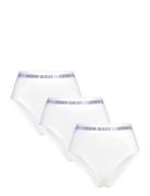 3-Pack Women Bamboo Maxi Brief Swimwear Bikinis Bikini Bottoms Bikini Briefs White URBAN QUEST