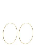 April Recycled Mega Hoop Earrings Accessories Jewellery Earrings Hoops Gold Pilgrim