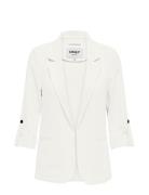 Onlcaro 3/4 Unlined Blazer Cc Tlr Blazers Single Breasted Blazers White ONLY