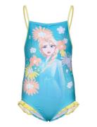 Swimsuit Badedragt Badetøj Blue Frost