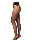 Beata Seamless Tights Lingerie Pantyhose & Leggings Black Swedish Stockings