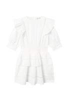 Nkffatidia 2/4 Dress Dresses & Skirts Dresses Casual Dresses Short-sleeved Casual Dresses White Name It