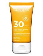 Youth-Protecting Sunscreen High Protection Spf30 Face Solcreme Ansigt Nude Clarins