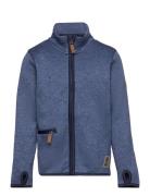 Mattis Fleece Jacket Outerwear Fleece Outerwear Fleece Jackets Blue Ebbe Kids