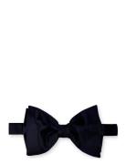 Silk Bow Tie Butterfly Navy Portia 1924