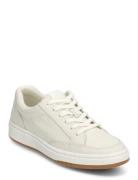 Hailey Iv Canvas & Nappa Leather Sneaker Low-top Sneakers White Lauren Ralph Lauren