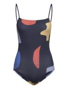 Summer Night Landscape Print Swimsuit Badedragt Badetøj Blue Bobo Choses