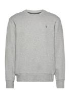 Luxury Jersey Crewneck Pullover Tops Sweatshirts & Hoodies Sweatshirts Grey Polo Ralph Lauren